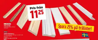 Jem&Fix TRÄLISTER erbjuda