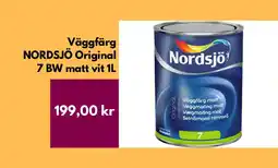 Hornbach Väggfärg nordsjö original 7 bw matt vit erbjuda