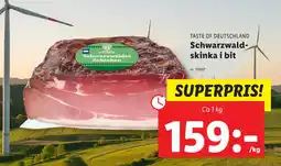 Lidl Schwarzwaldskinka i bit erbjuda