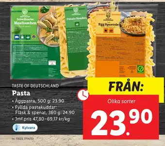 Lidl Pasta erbjuda