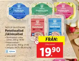 Lidl Potatissallad /skinksallad erbjuda