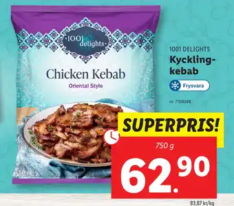 Lidl Kycklingkebab erbjuda