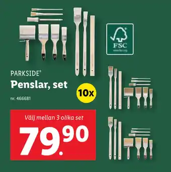 Lidl Penslar, set erbjuda