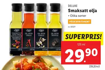 Lidl Smaksatt olja erbjuda