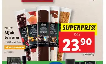 Lidl Mjuk torrone erbjuda