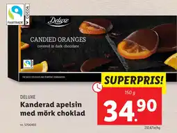 Lidl Kanderad apelsin med mörk choklad erbjuda