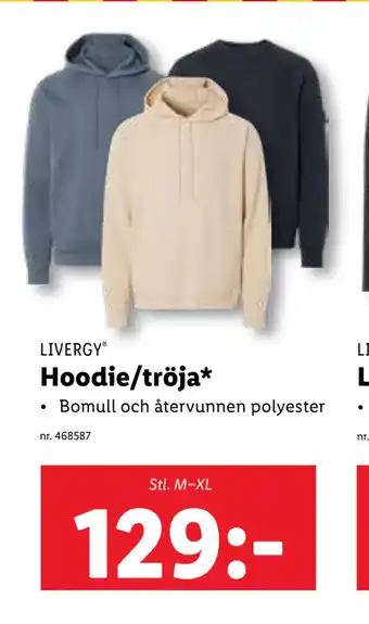 Lidl Hoodie/tröja erbjuda