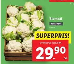 Lidl Blomkål erbjuda