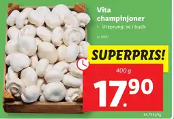 Lidl Vita champinjoner erbjuda