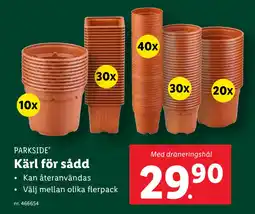 Lidl Kärl för sådd erbjuda