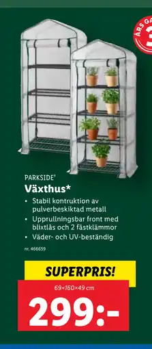 Lidl Växthus erbjuda