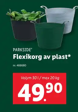 Lidl Flexikorg av plast erbjuda