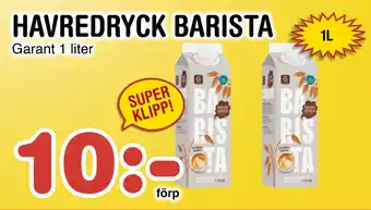 Nya Pulsen HAVREDRYCK BARISTA erbjuda