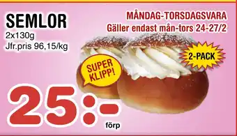 Nya Pulsen SEMLOR erbjuda