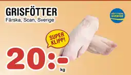Nya Pulsen GRISFÖTTER erbjuda