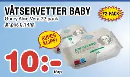 Nya Pulsen VÅTSERVETTER BABY erbjuda