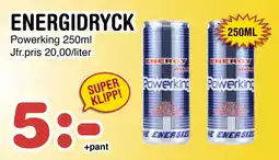 Nya Pulsen ENERGIDRYCK erbjuda