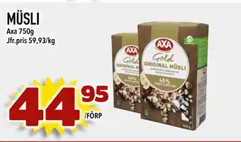 Nya Pulsen MÜSLI erbjuda