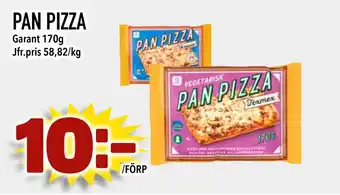 Nya Pulsen PAN PIZZA erbjuda