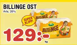 Nya Pulsen BILLINGE OST erbjuda