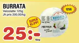 Nya Pulsen BURRATA erbjuda