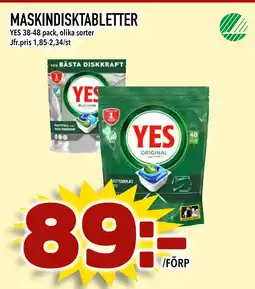 Nya Pulsen MASKINDISKTABLETTER erbjuda