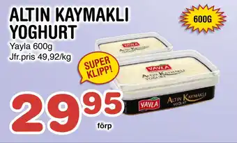 Nya Pulsen ALTIN KAYMAKLI YOGHURT erbjuda