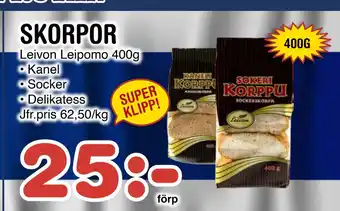 Nya Pulsen SKORPOR erbjuda