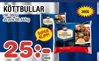 Nya Pulsen KÖTTBULLAR erbjuda