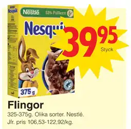 Matöppet Flingor erbjuda