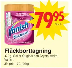 Matöppet Fläckborttagning erbjuda