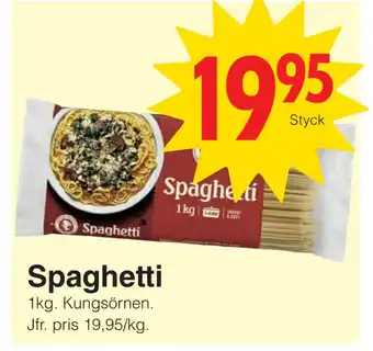 Matöppet Spaghetti erbjuda