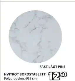 JYSK HVITROT BORDSTABLETT erbjuda