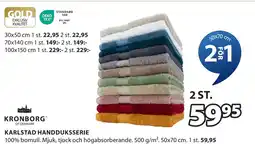 JYSK KARLSTAD HANDDUKSSERIE erbjuda