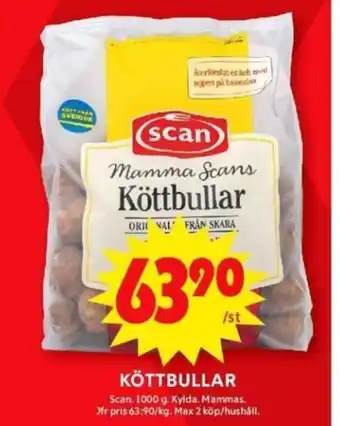 ICA Maxi KÖTTBULLAR erbjuda