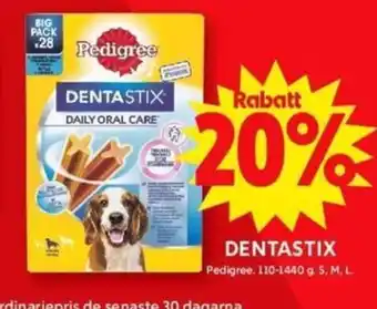 ICA Maxi DENTASTIX erbjuda