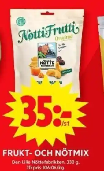 ICA Maxi FRUKT- OCH NÖTMIX erbjuda