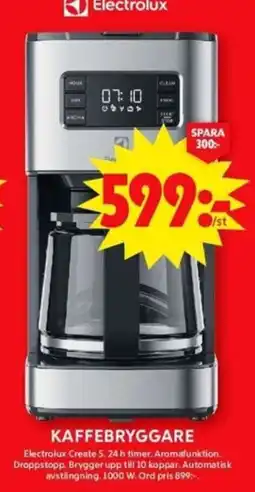 ICA Maxi KAFFEBRYGGARE erbjuda