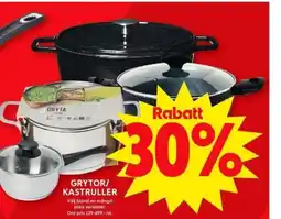 ICA Maxi GRYTOR/ KASTRULLER erbjuda