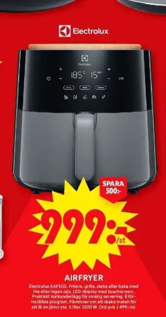 ICA Maxi AIRFRYER erbjuda