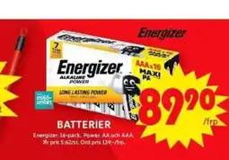 ICA Maxi BATTERIER erbjuda