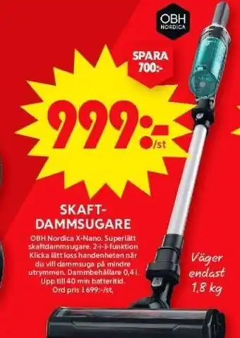 ICA Maxi SKAFT- DAMMSUGARE erbjuda