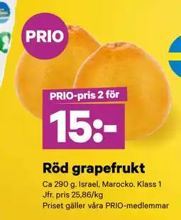 City Gross Röd grapefrukt erbjuda