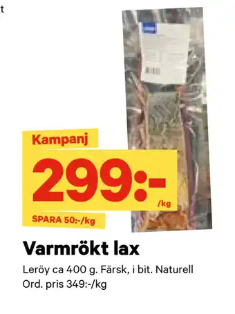 City Gross Varmrökt lax erbjuda