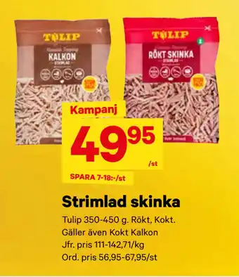 City Gross Strimlad skinka erbjuda