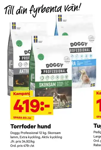 City Gross Torrfoder hund erbjuda