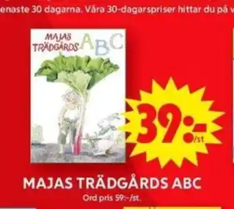 ICA Maxi MAJAS TRÄDGÅRDS ABC erbjuda