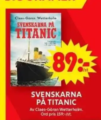 ICA Maxi SVENSKARNA PÅ TITANIC erbjuda