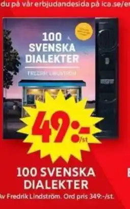 ICA Maxi 100 t SVENSKA DIALEKTER erbjuda