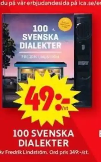 ICA Maxi 100 t SVENSKA DIALEKTER erbjuda